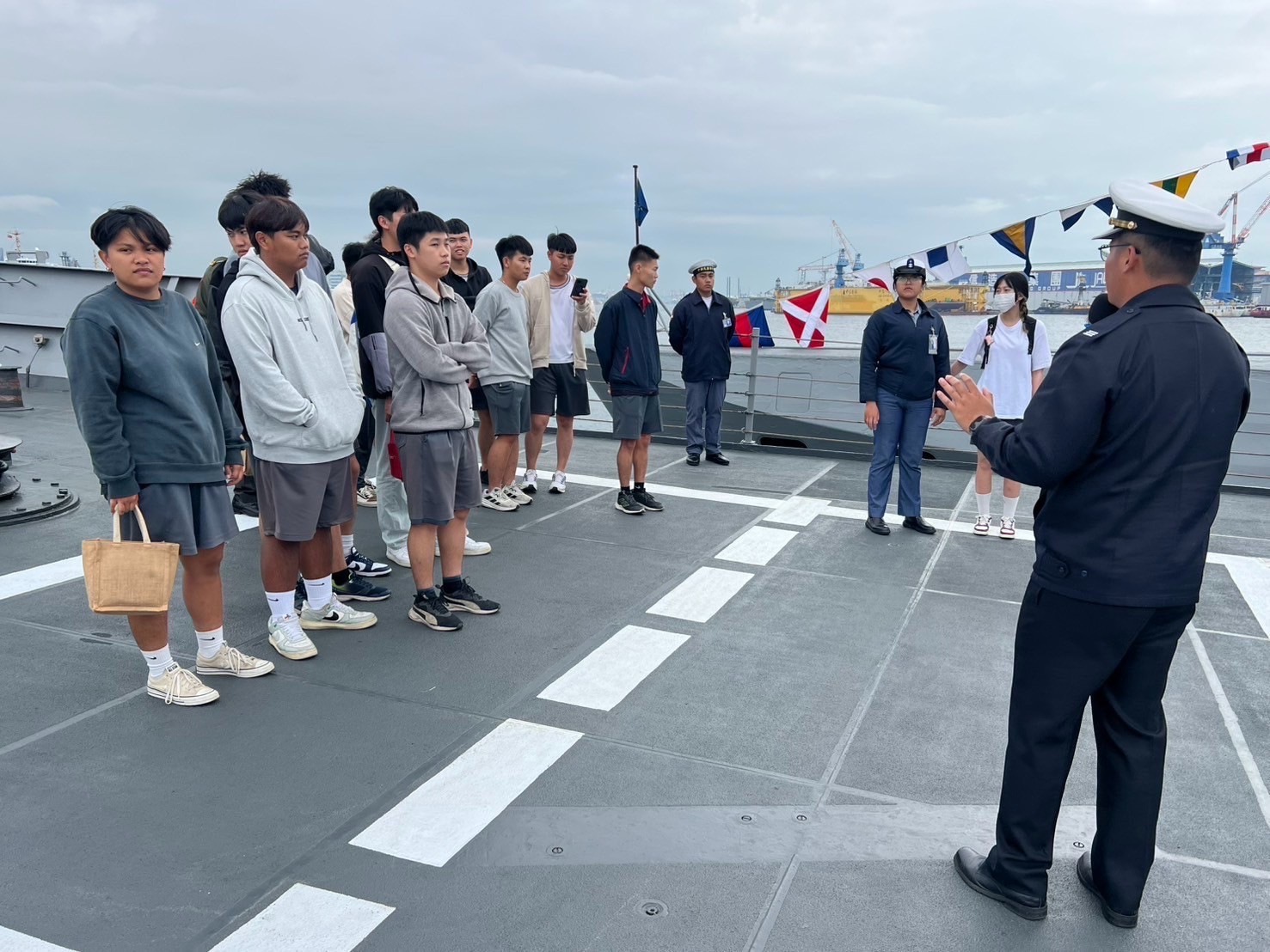 114年海軍新濱碼頭參訪